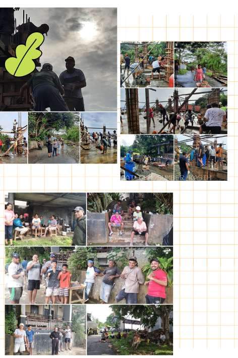 PENGECORAN 16 TIANG RUANG GEREJA ELEFANTIN JEMAAT GPM SUMBER KASIH