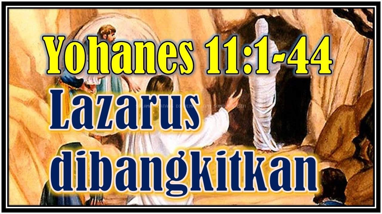 SANTAPAN HARIAN KELUARGA, SENIN, 04 NOVEMBER 2024, Yohanes 11 : 1 - 4, Muliakan Tuhan dalam Persoalan Hidupmu