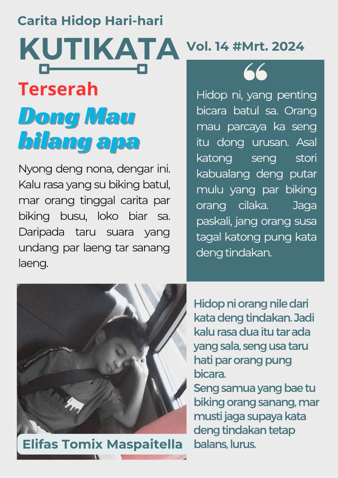 Terserah Dong Mau Bilang Apa