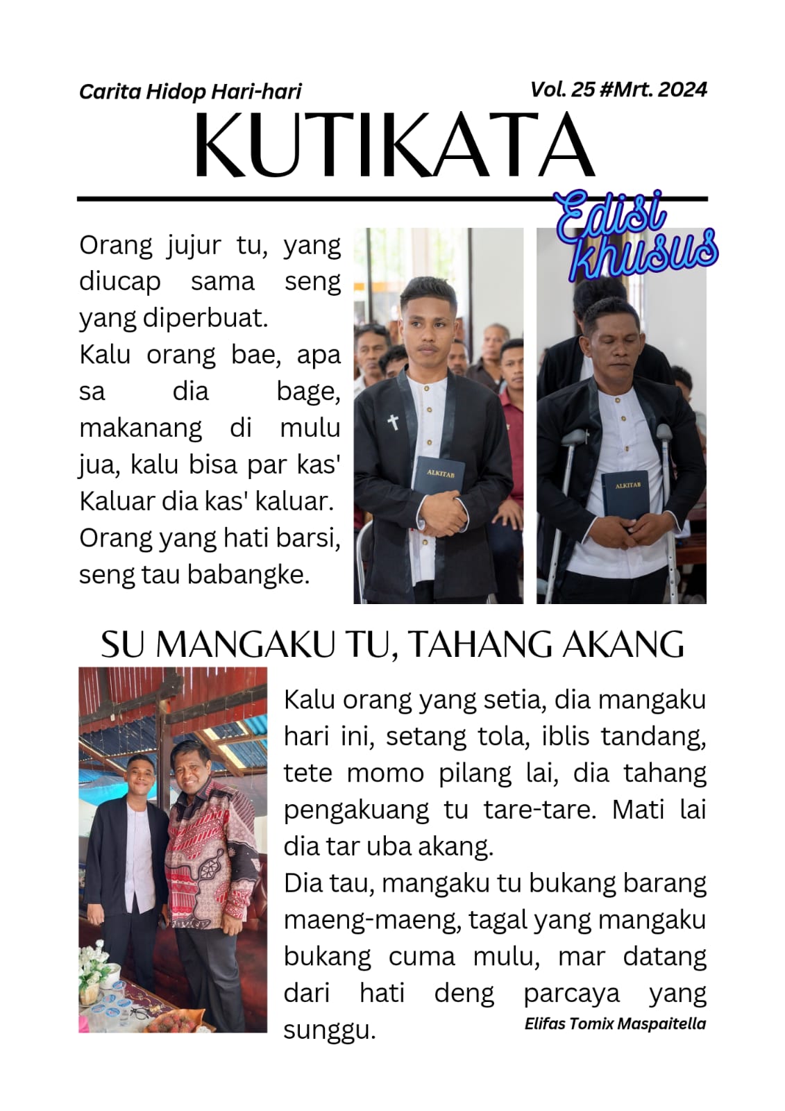 Su mangaku tu, tahang akang