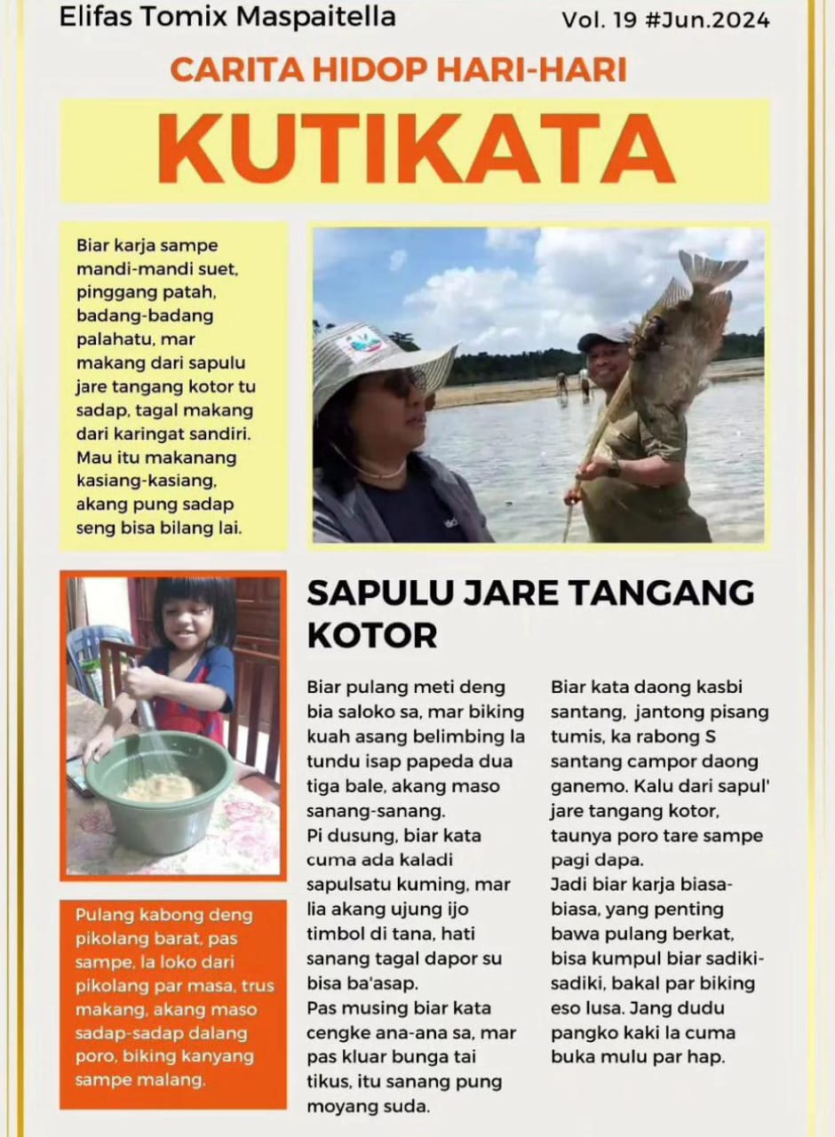 Sapulu jare tangang kotor